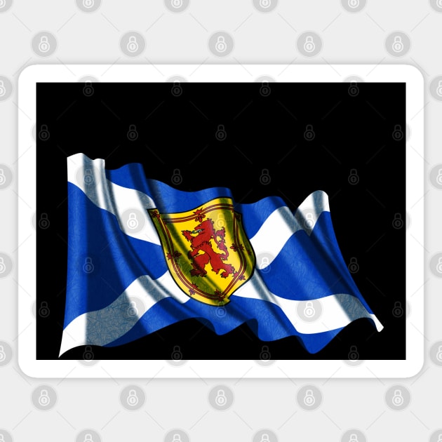 MacLaren Clan Scottish Flag Magnet by Celtic Folk